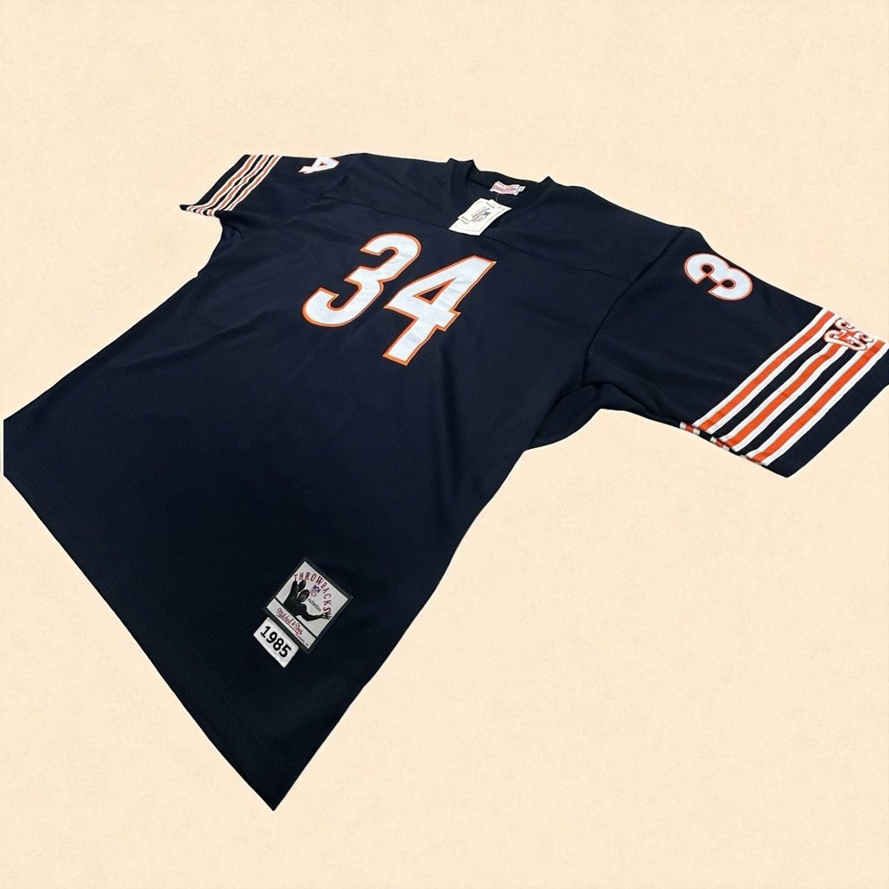 Men's 3XL Mitchell & Ness Walter Payton‎ #34 Chicago Bears Jersey 1985 Throwback